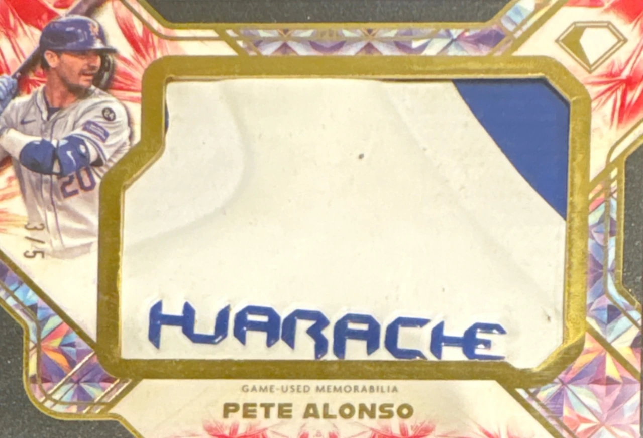 2025 Topps Diamond Icons Pete Alonso Preeminent Pieces Relic /5