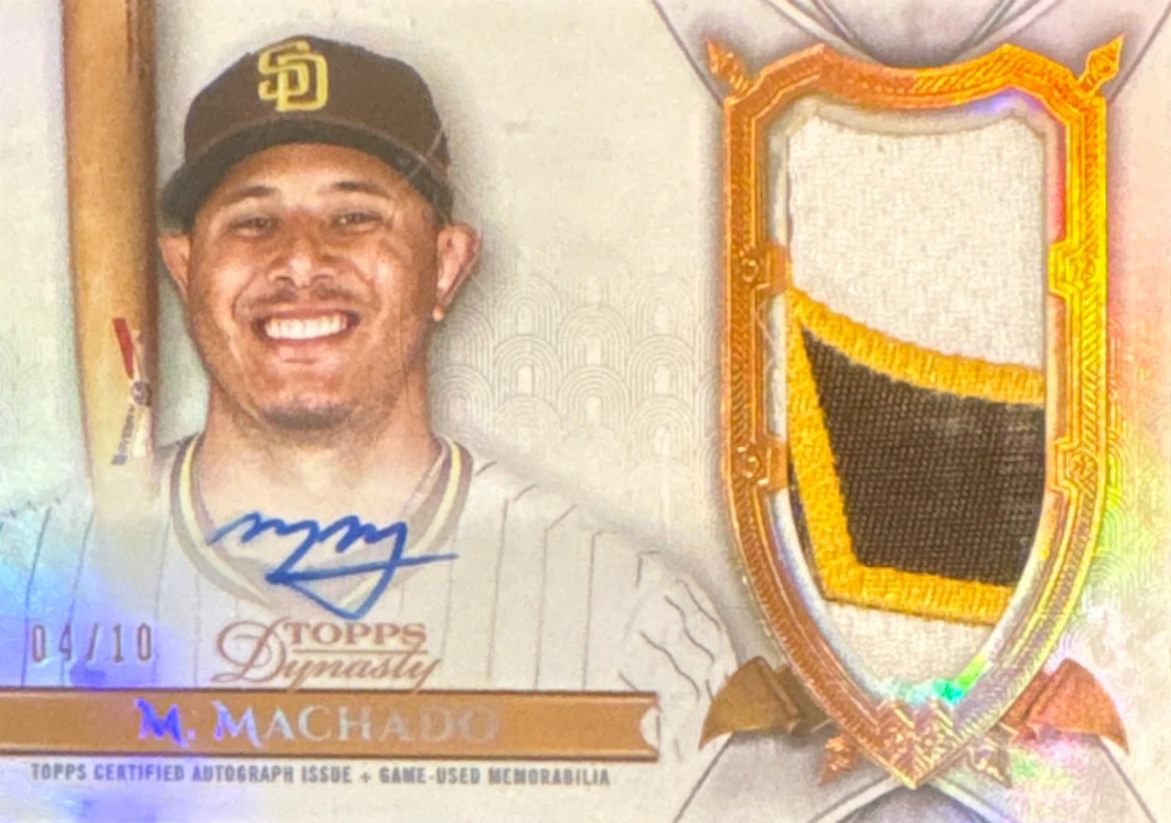 2024 Topps Dynasty Manny Machado Patch Autograph /10