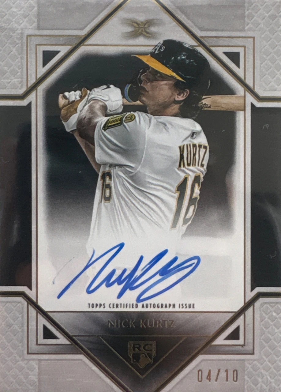 2025 Topps Definitive Nick Kurtz Autograph /10