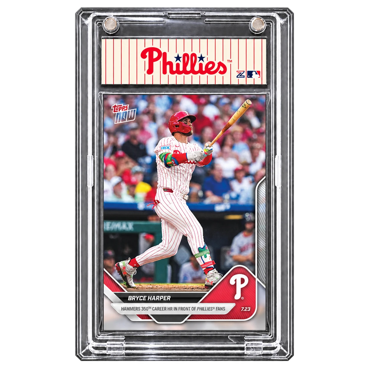 2025 Topps NOW Bryce Harper — “Hammers 350th Career HR in Front of Phillies Fans”