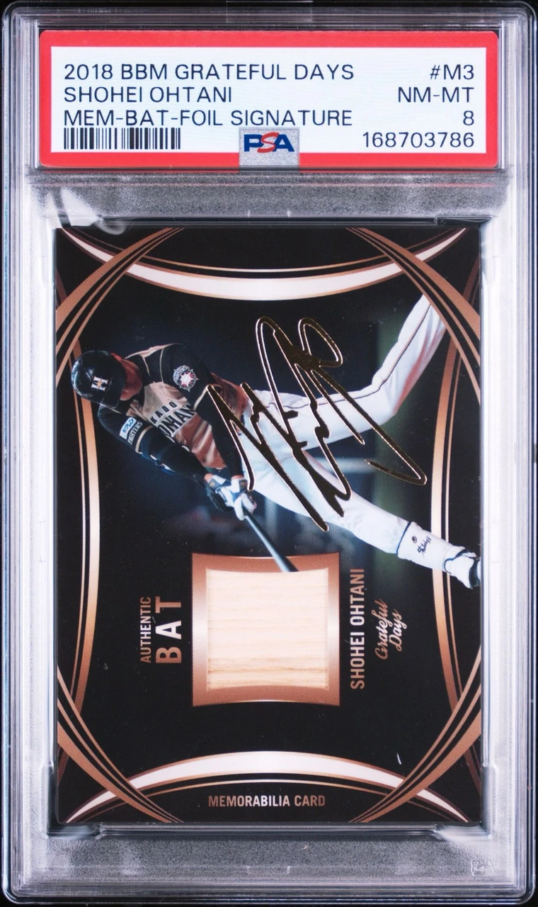 2018 BBM Grateful Days Shohei Ohtani #M3