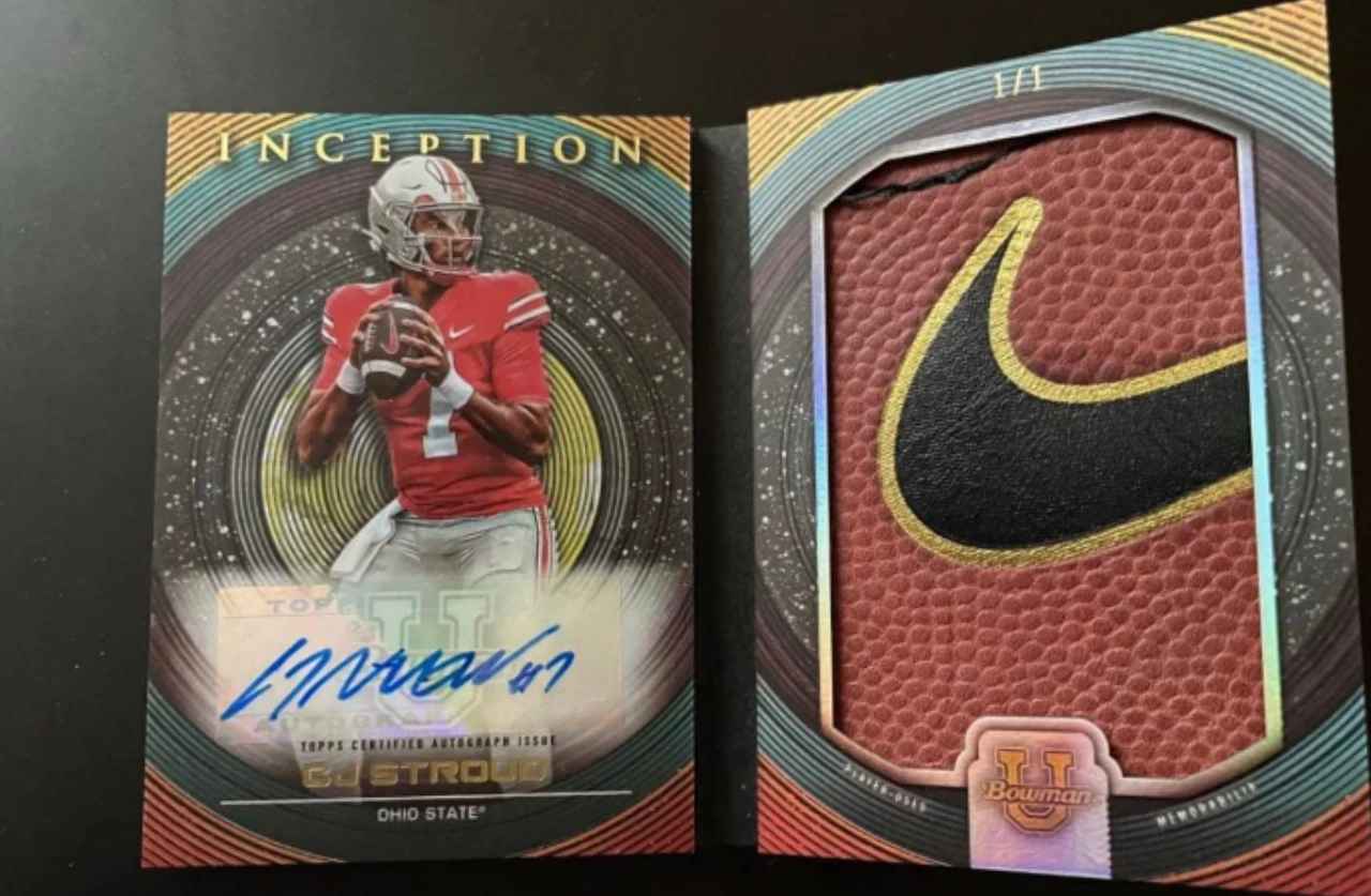 2023 Bowman Inception C.J. Stroud Autograph Patch 1/1