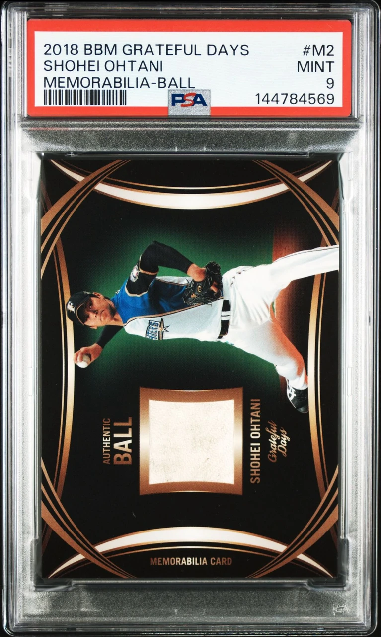 2018 BBM Grateful Days Shohei Ohtani Memorabilia-Ball #M2