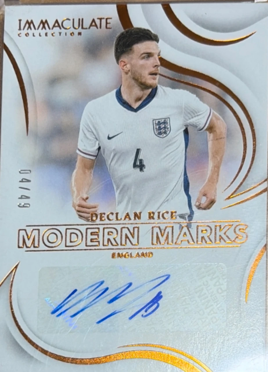 2024-25 Panini Immaculate Collection Modern Marks Declan Rice