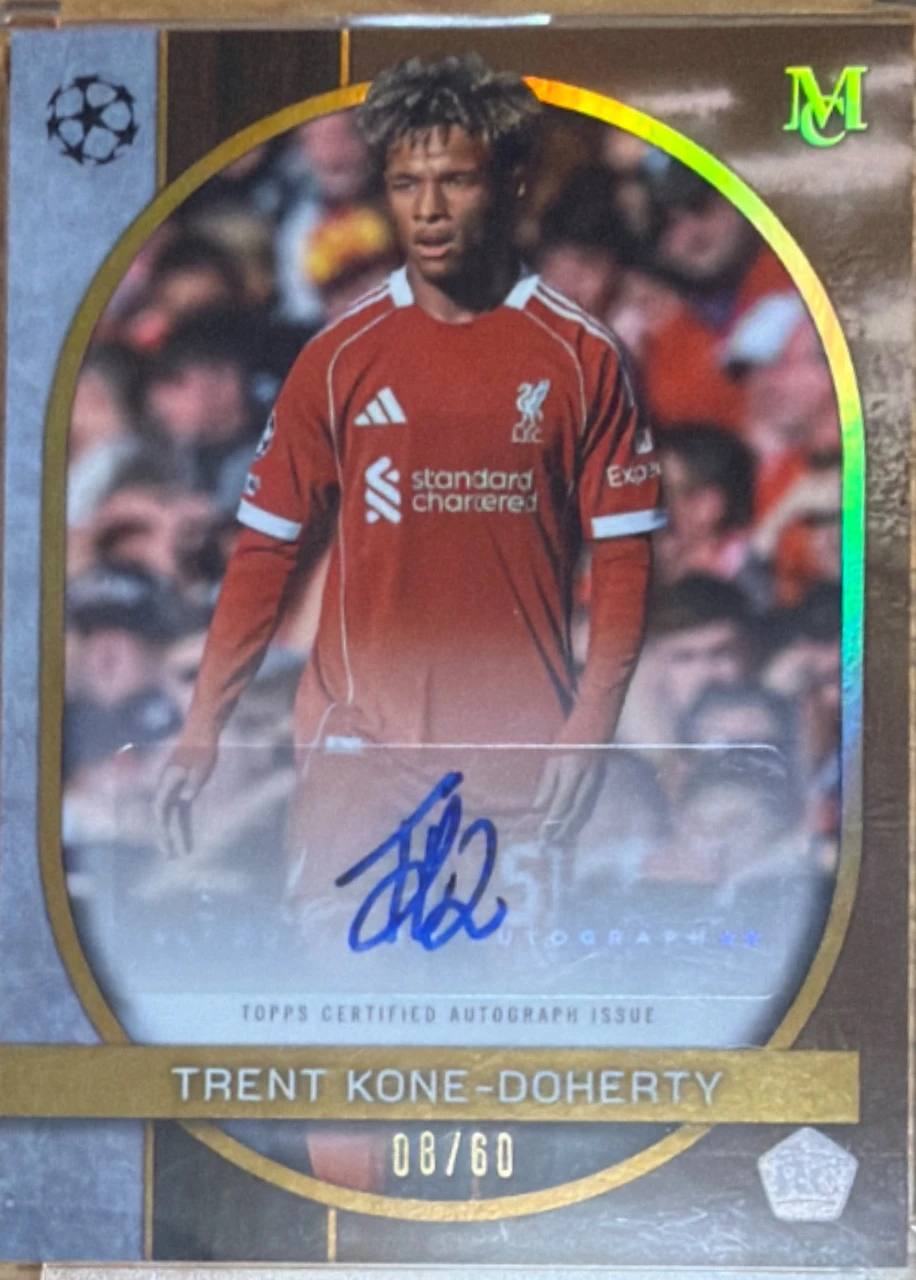 2025/26 Topps Museum Collection Archival Autograph Trent Kone-Doherty