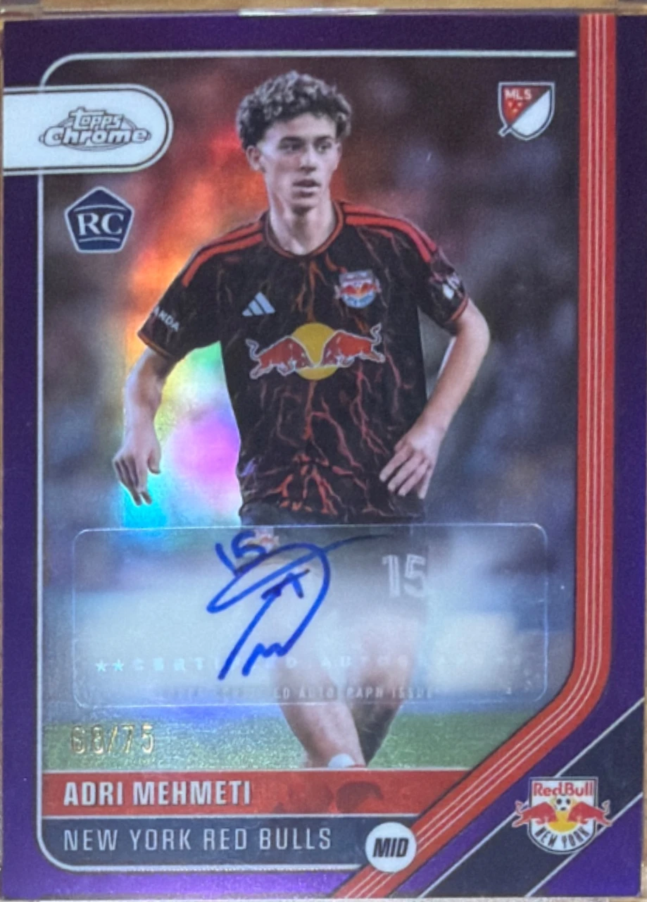 2026 Topps Chrome MLS Adri Mehmeti Autograph