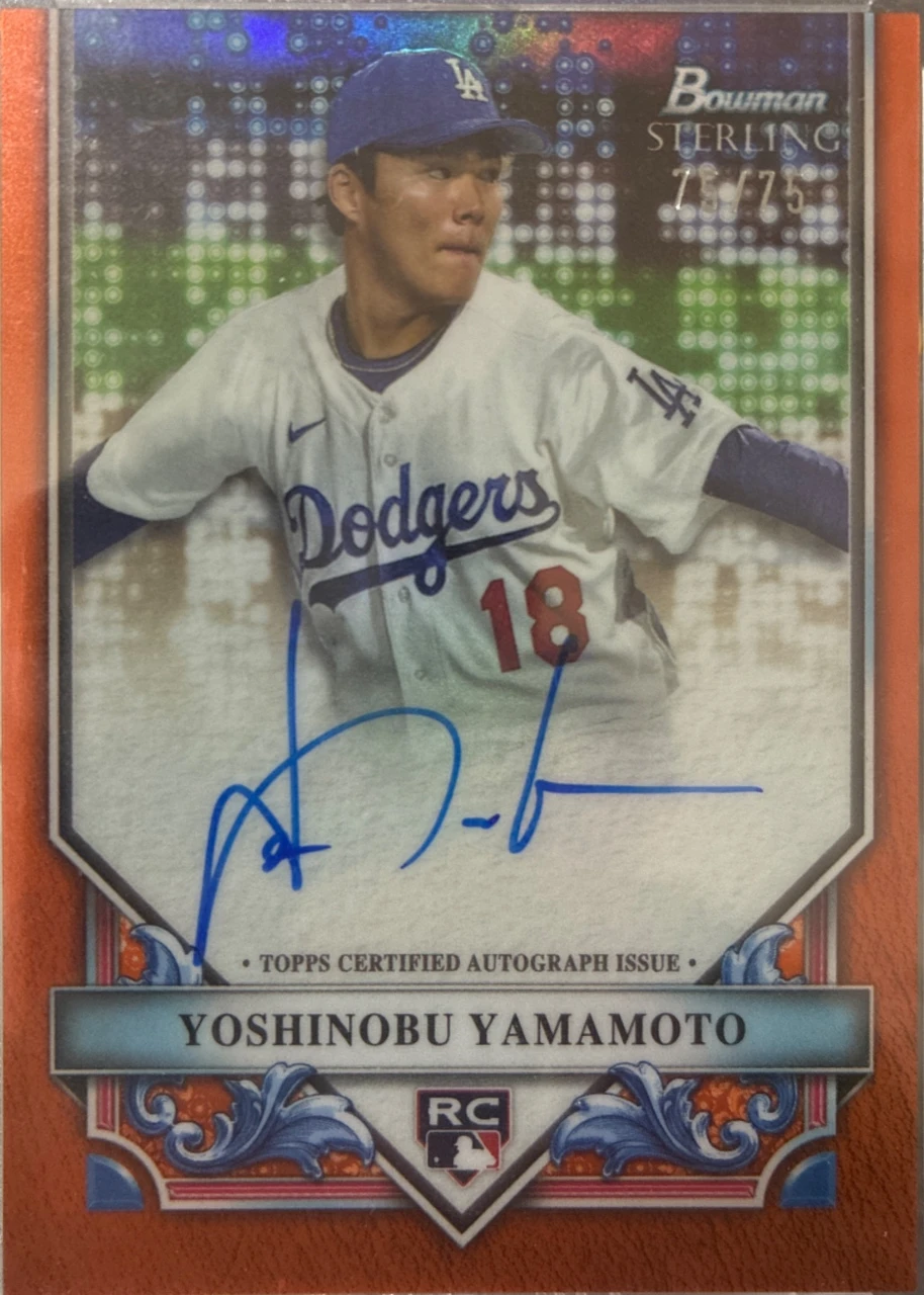 TOPPS Bowman sterling 山本由伸/75ラスナン