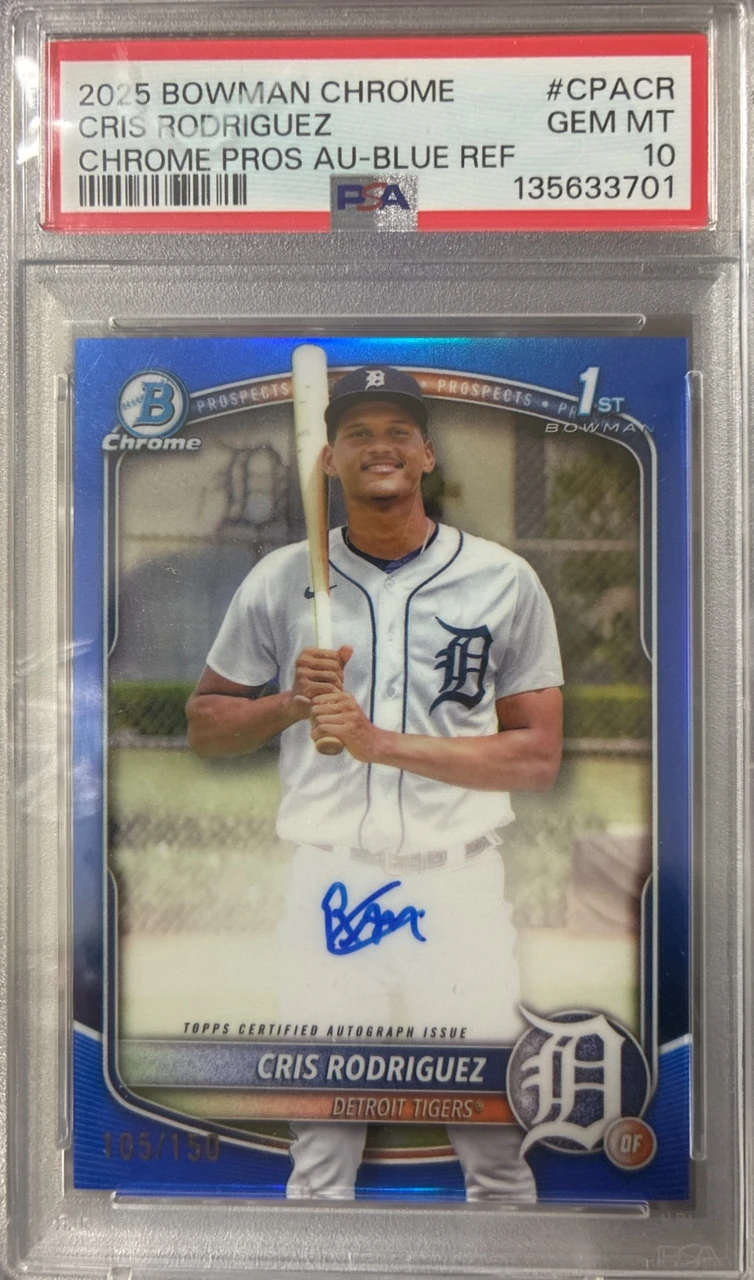 TOPPS Bowman CHROME Cris Rodriguez/150