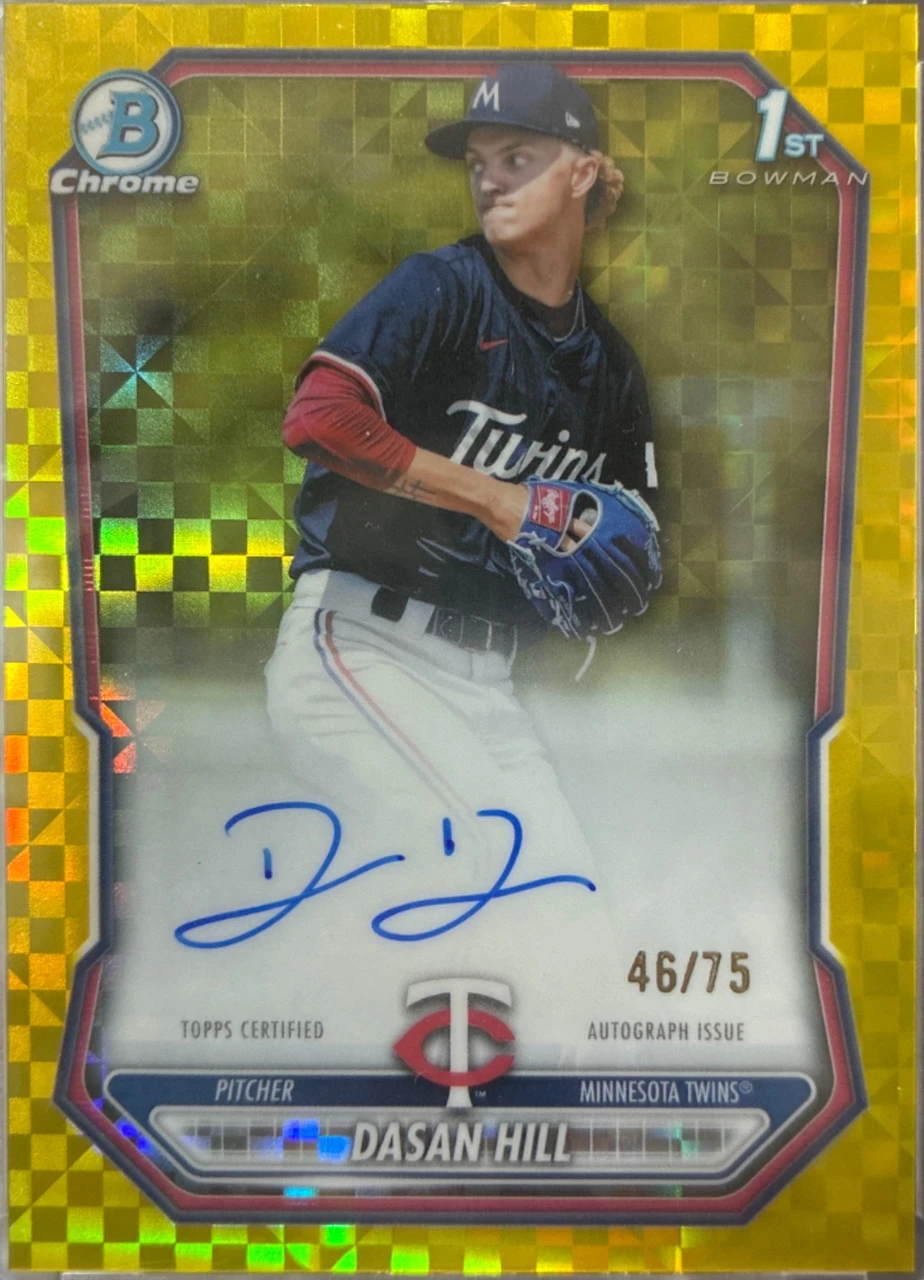 TOPPS 2026 Bowman Dasan Hill/75