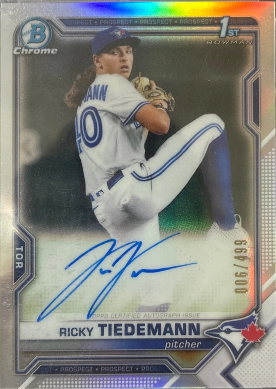 TOPPS 2021 Bowman Draft Ricky Tiedemann