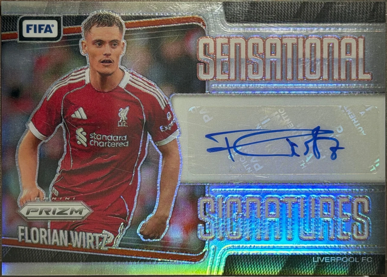 2025-26 Panini Prizm FIFA – Sensational Signatures Silver – Florian Wirtz #SS-FW /99