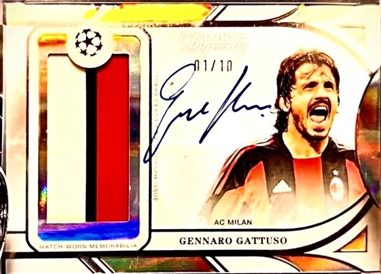 Topps Dynasty Gennaro Gattuso Autograph Patch