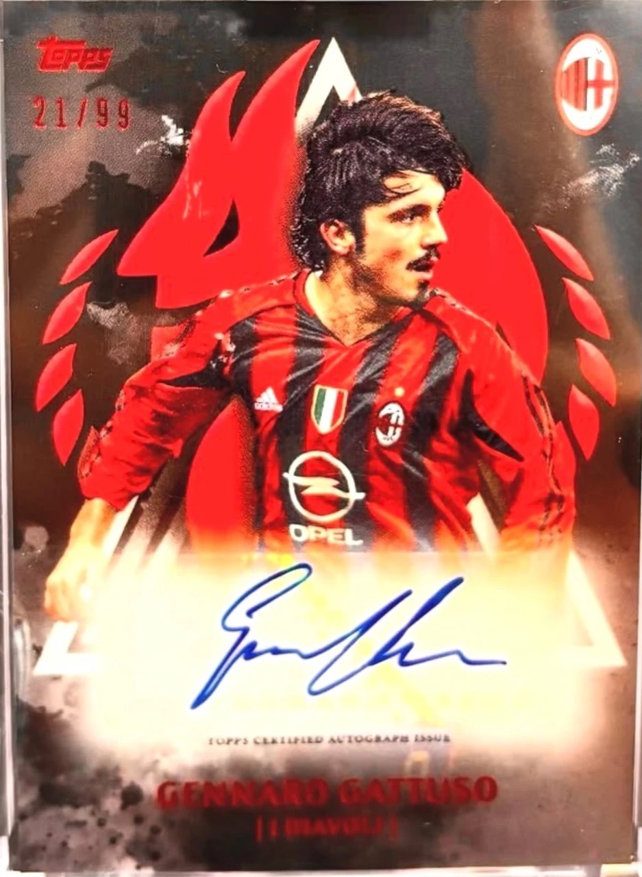 Gennaro Gattuso 2023 Topps AC Milan I Diavoli Autograph
