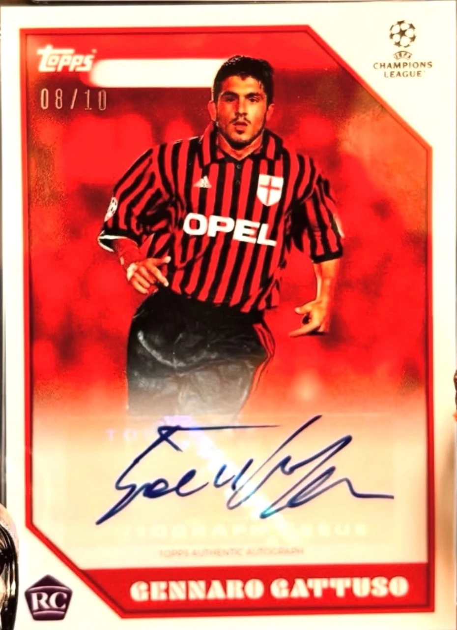 Gennaro Gattuso Topps UEFA Champions League Autograph