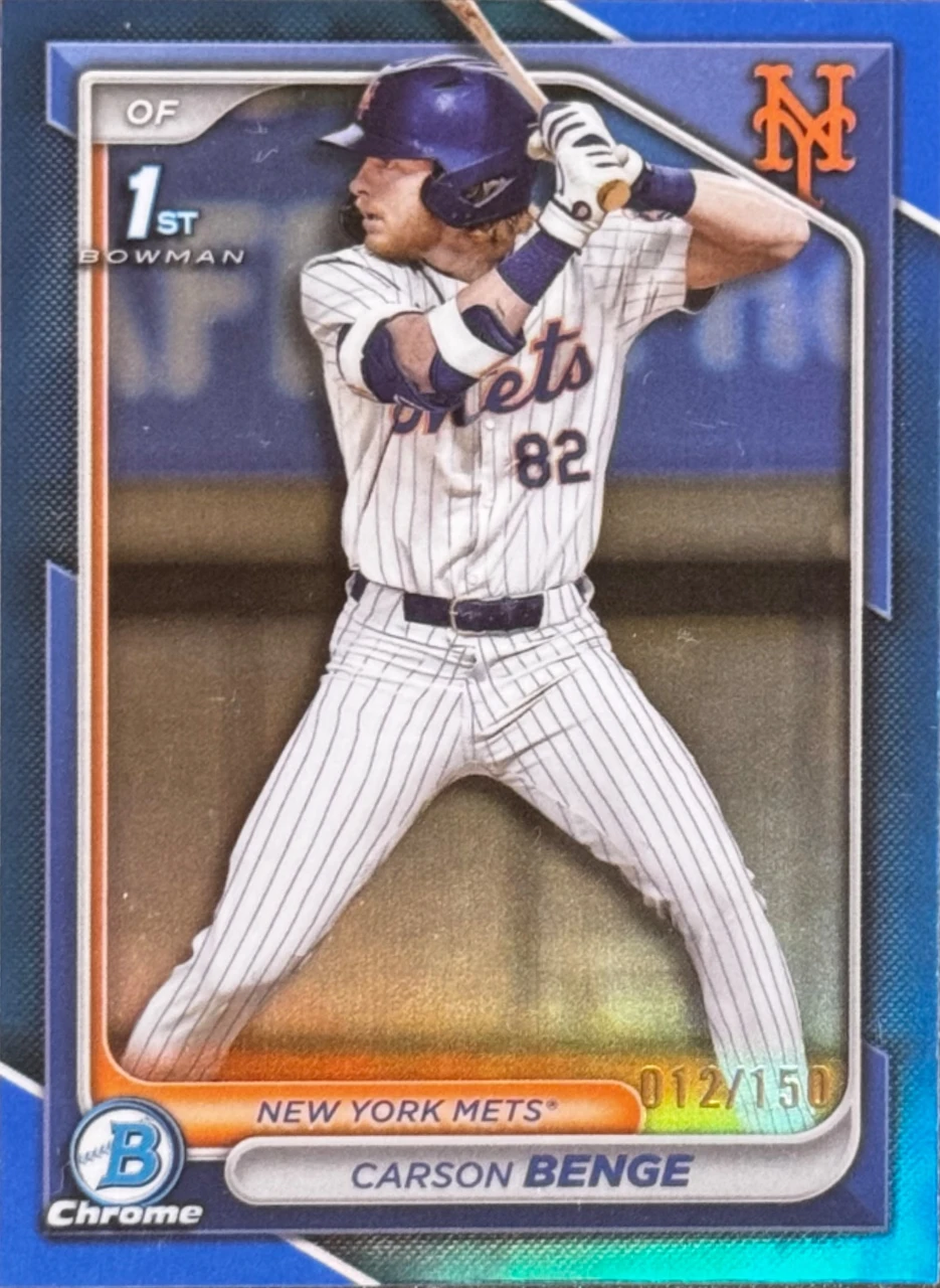 Carson Benge 1st blue refractor