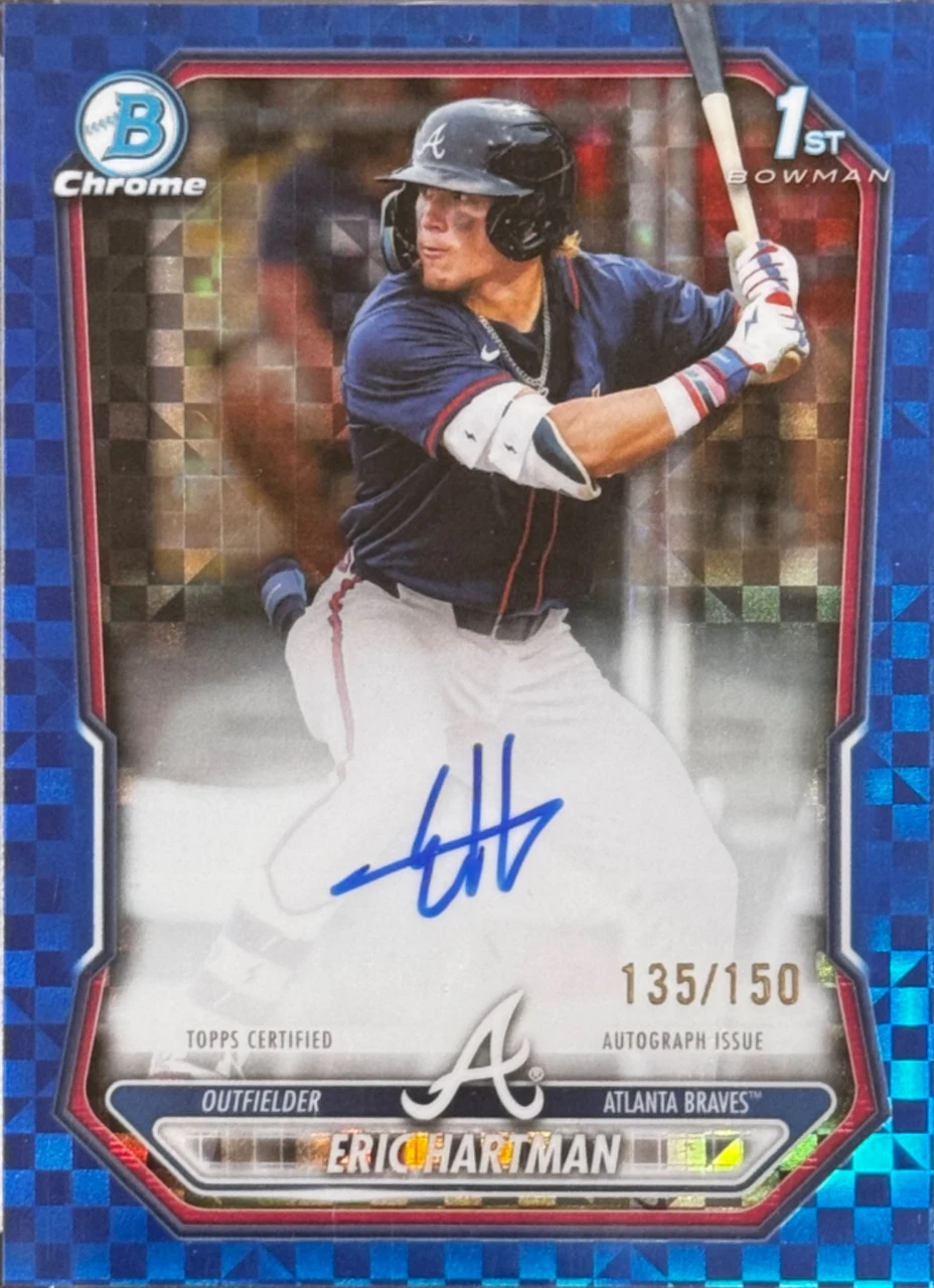 Eric Hartman 1st Auto blue