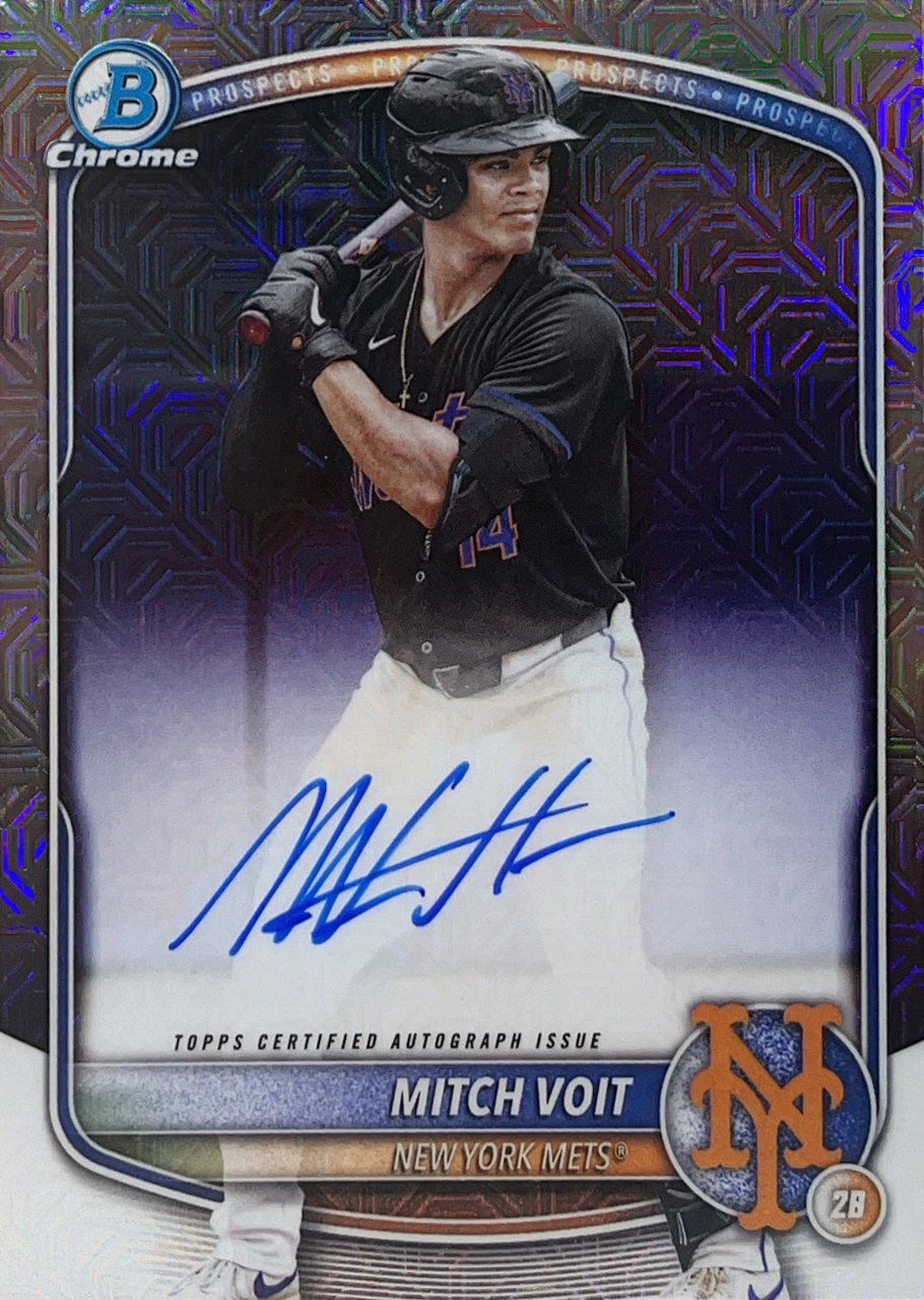 2025 Bowman Draft Baseball - Bowman Prospect Mega Autograph - Mitch Voit #BMA-MV