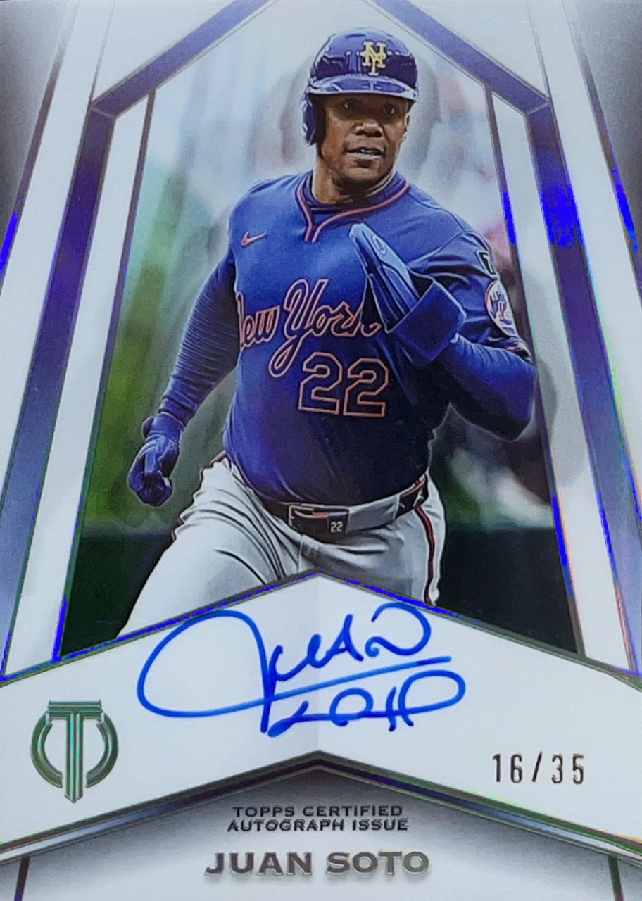2026 Topps Tribute Baseball - Pillars of the Game Autograph - Juan Soto - 16/35 #PTGA-JS