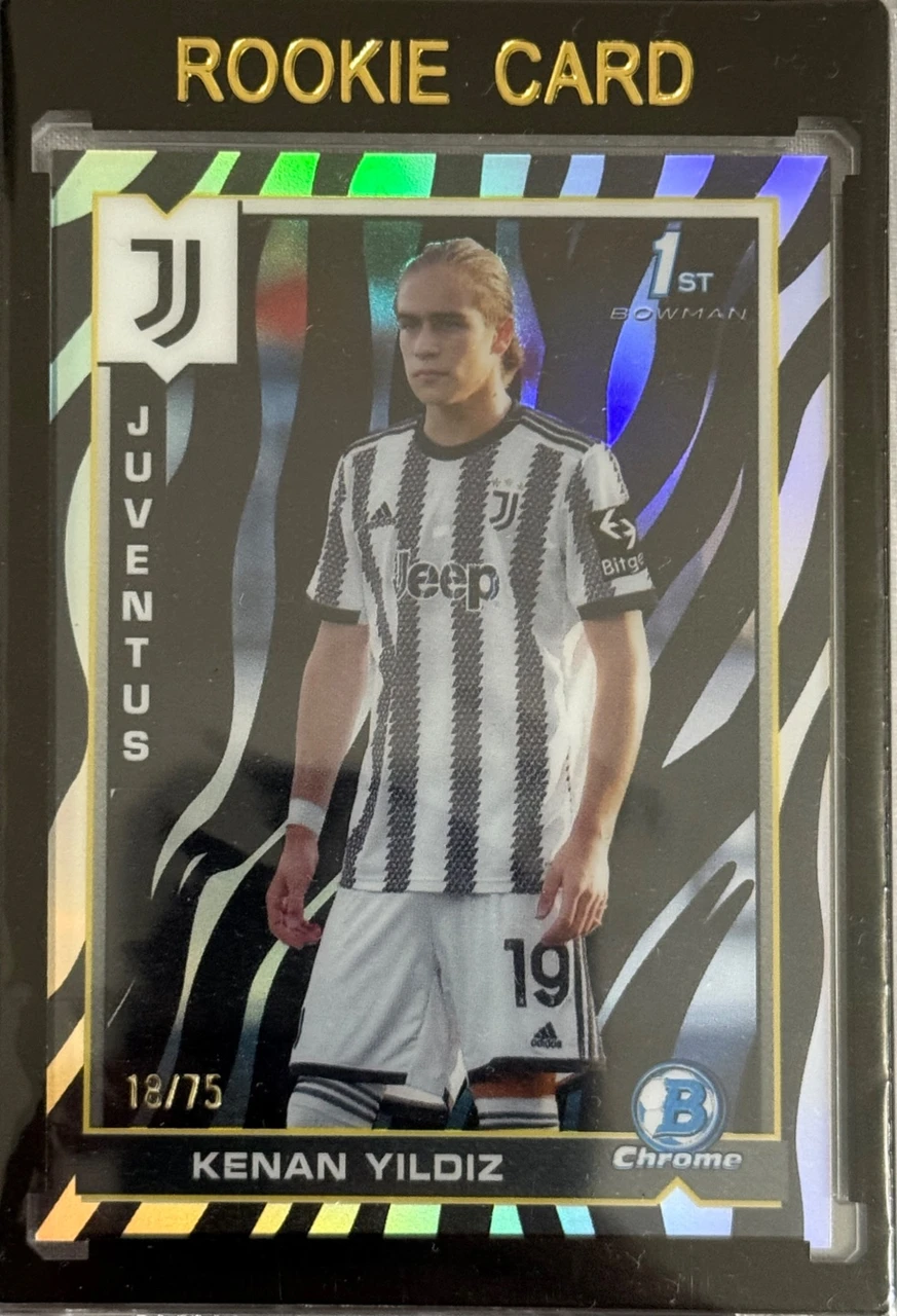 Topps Juventus Chrome 2023-24 Kenan Yildiz