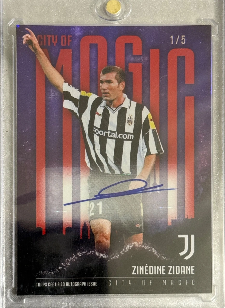 Topps Juventus Team Set Zinedine Zidane /10