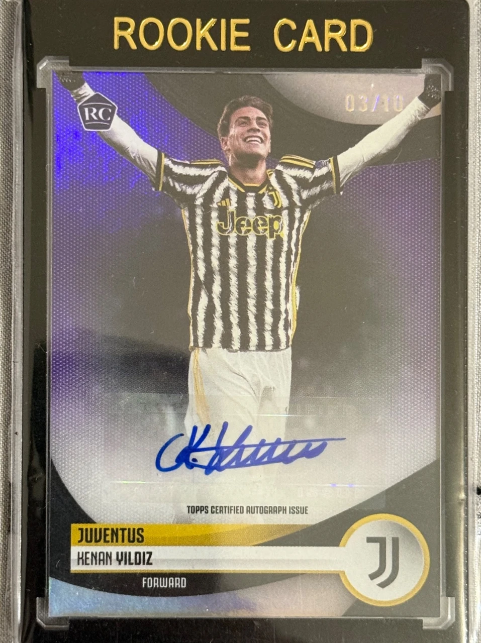 Topps Juventus Team Set 2023-24 Kenan Yildiz /10
