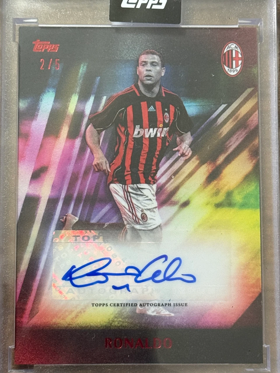 Topps AC Milan 125th Anniversario Ronaldo /5