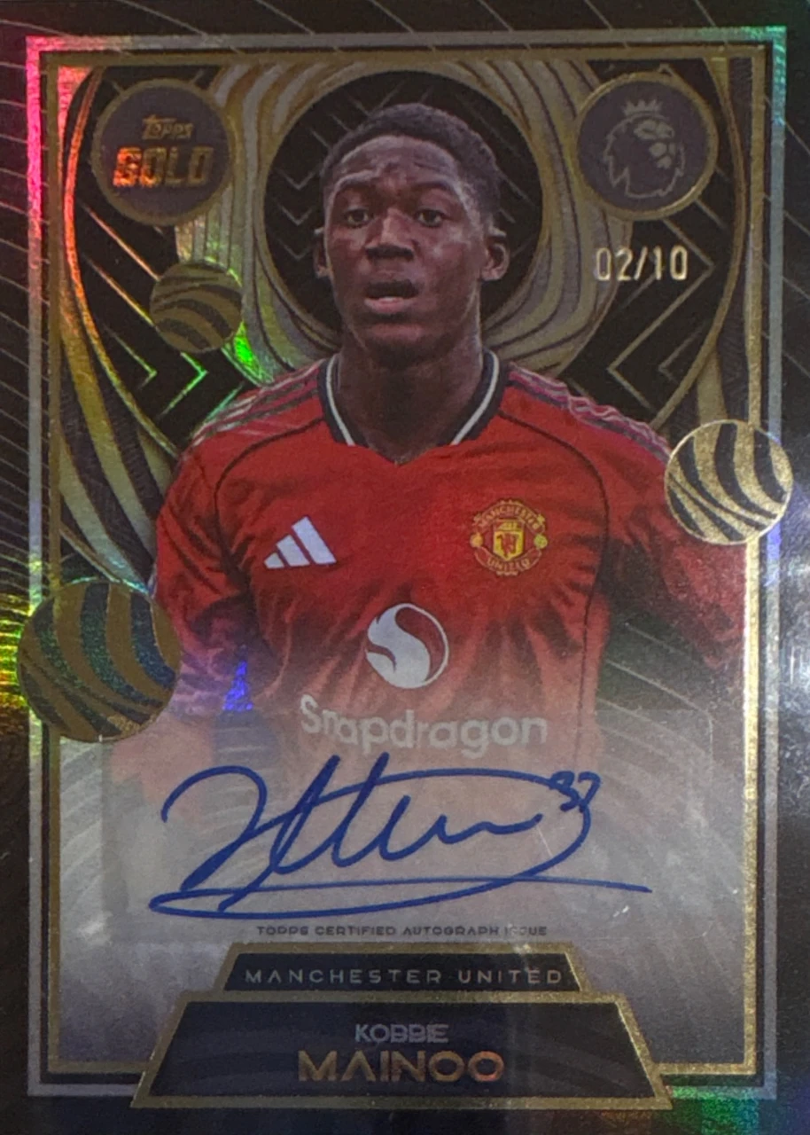 2025 Topps GOLD Premier League KOBBIE MAINOO