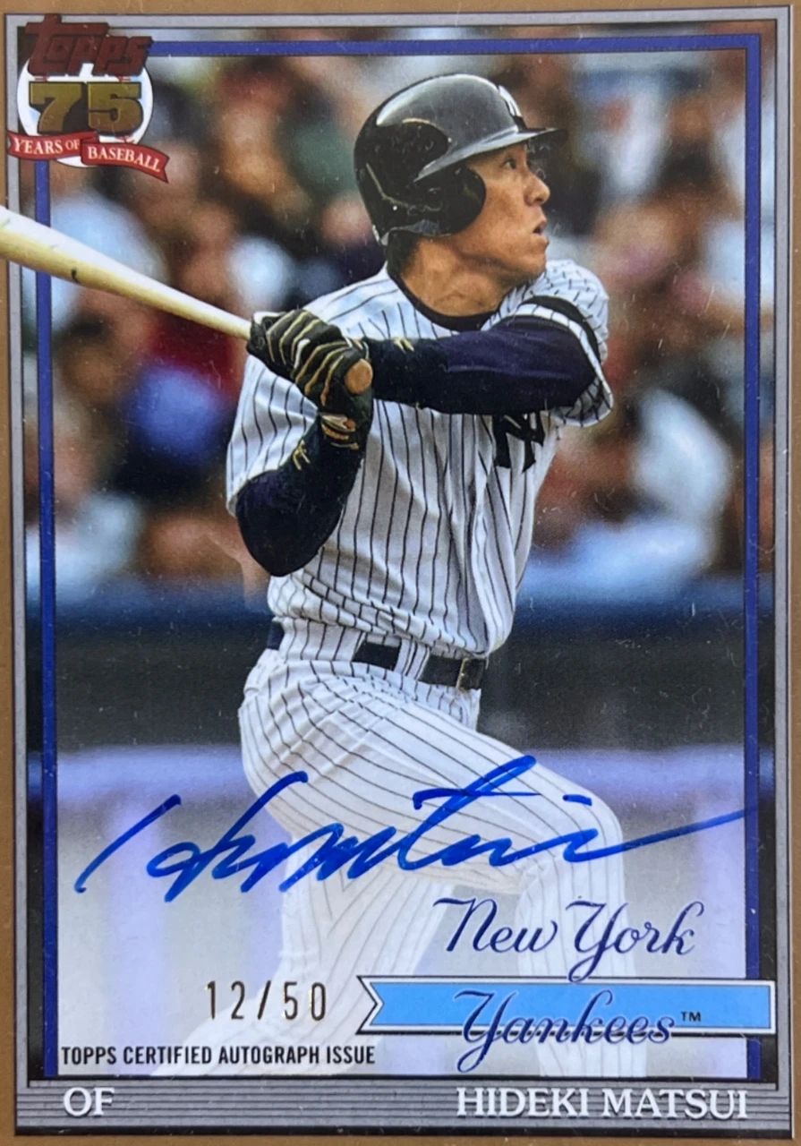 2026 Topps Hideki Matsui Autograph