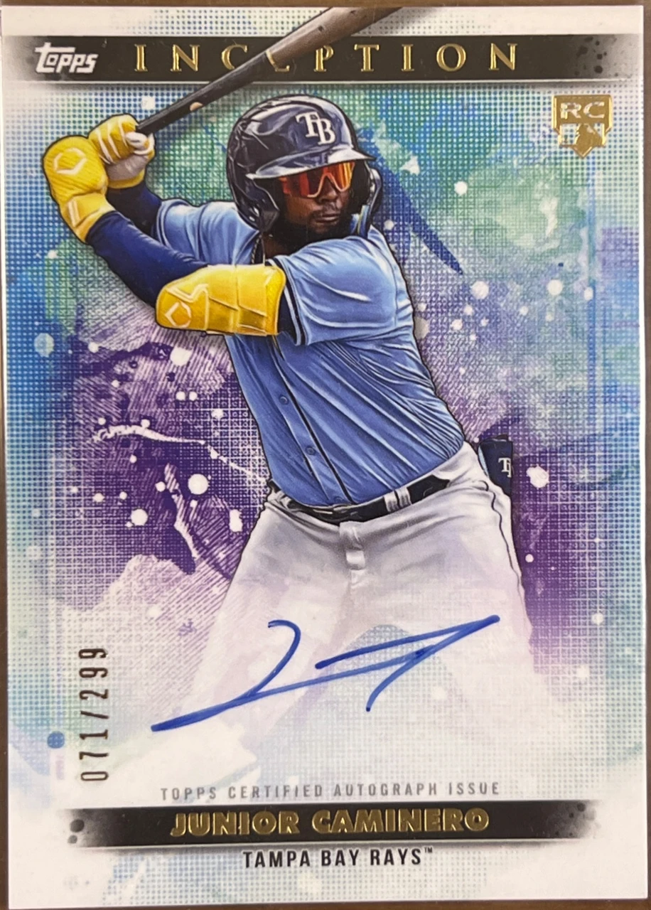 2024 Topps Inception Junior Caminero Rookie Autograph