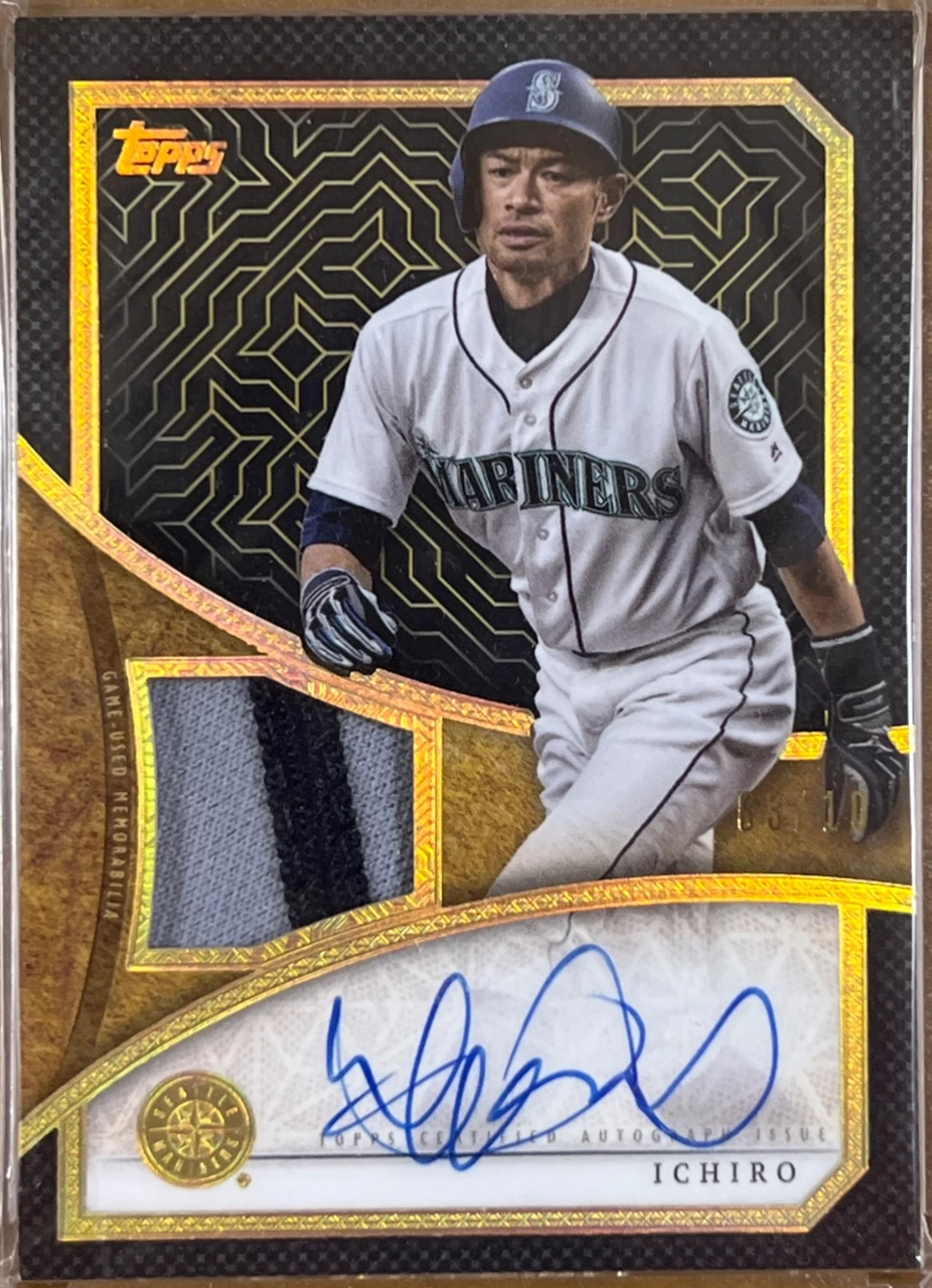 2019 Topps Reverence Autograph Patch Ichiro