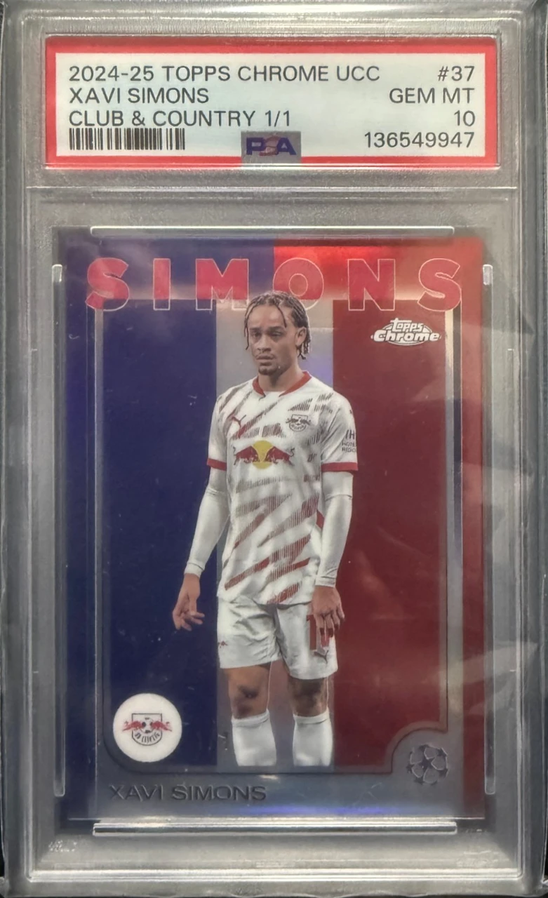 2024-25 Topps Chrome UCC Xavi Simons #37 1/1