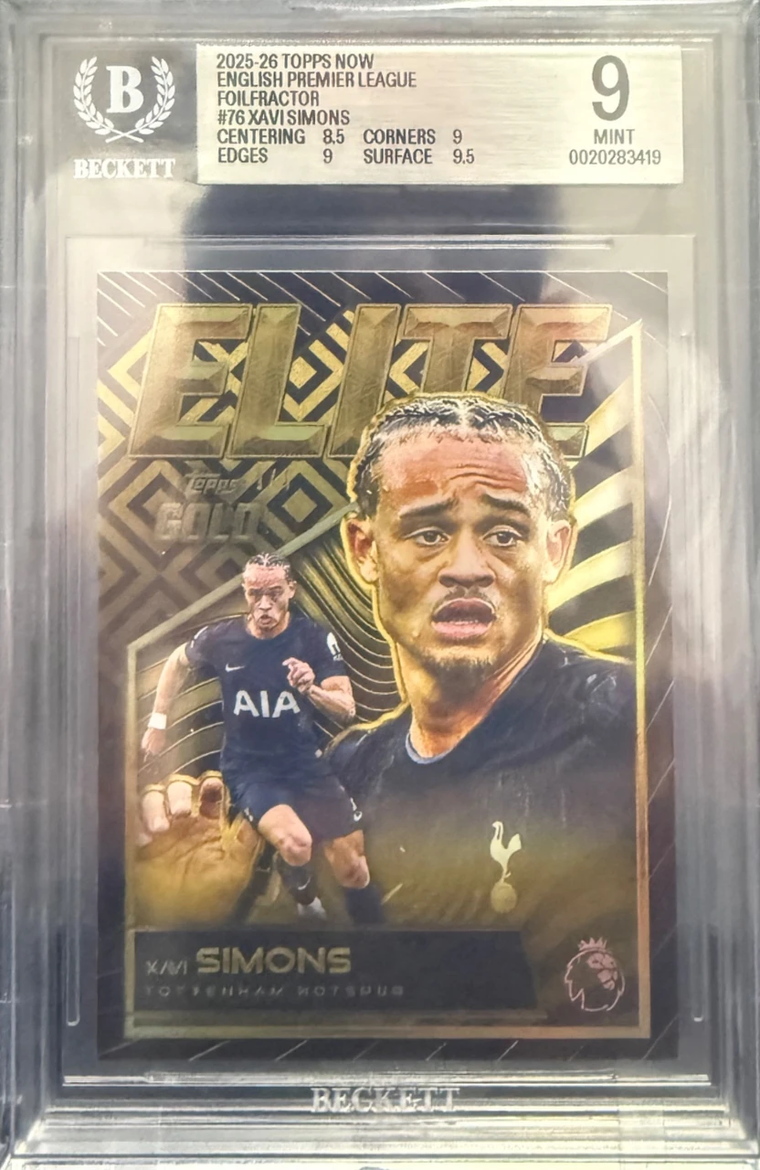 2025-26 Topps Gold English Premier League Xavi Simons 1/1