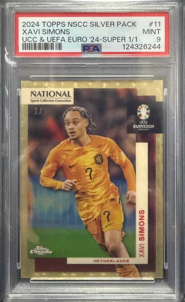 2024 Topps NSCC EURO 2024 Superfractor 1/1 Xavi Simons