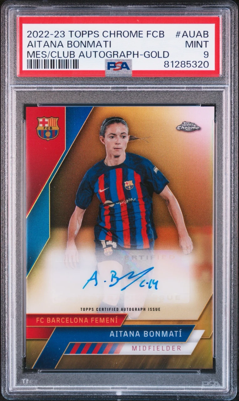 2022-23 Topps Chrome FCB Aitana Bonmati /50