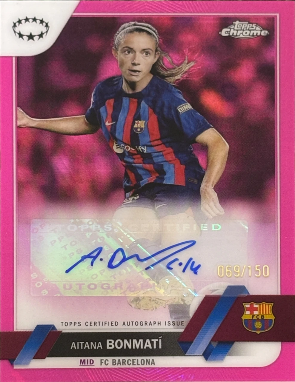 2022-23 Topps Chrome UWCL Aitana Bonmati /150