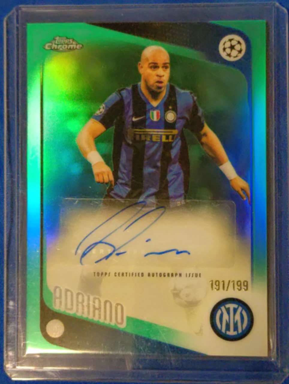 2025-26 Topps Chrome U C C Adriano Autograph