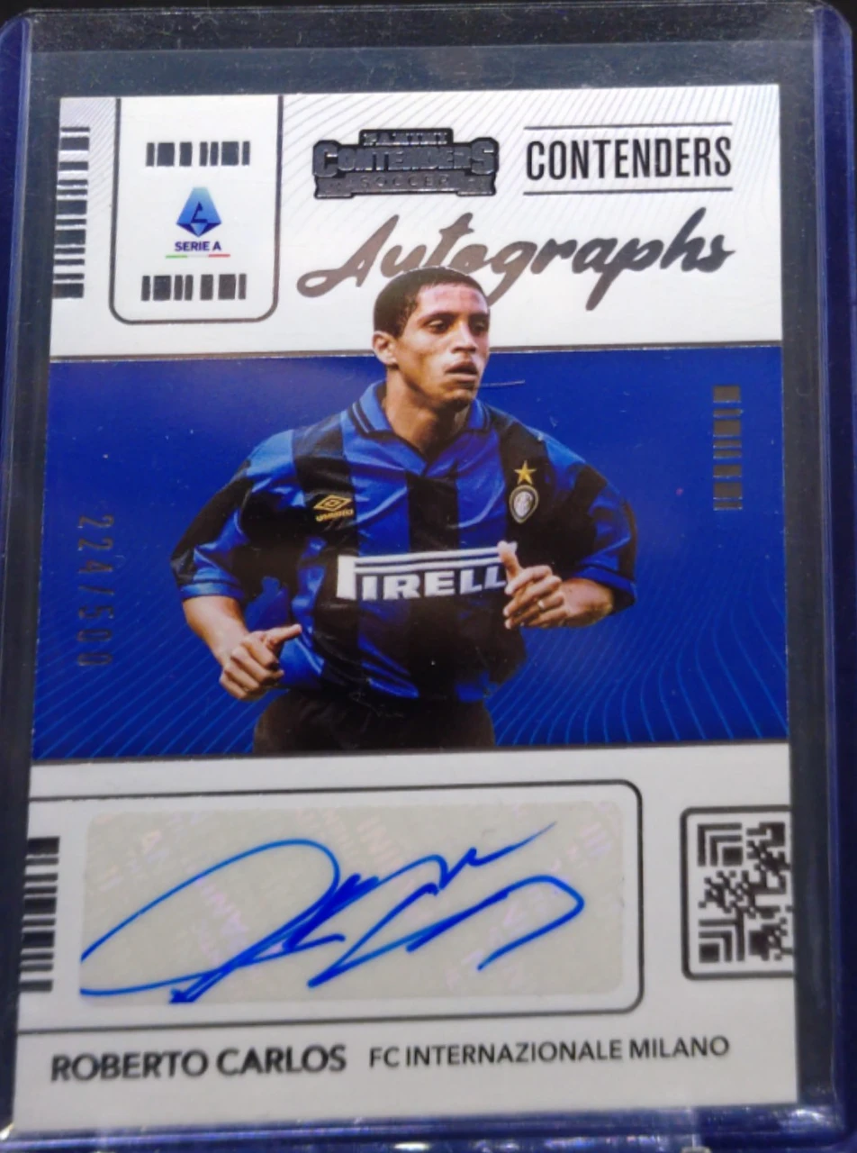 2021-22 Panini Chronicles Contenders Roberto Carlos Autograph