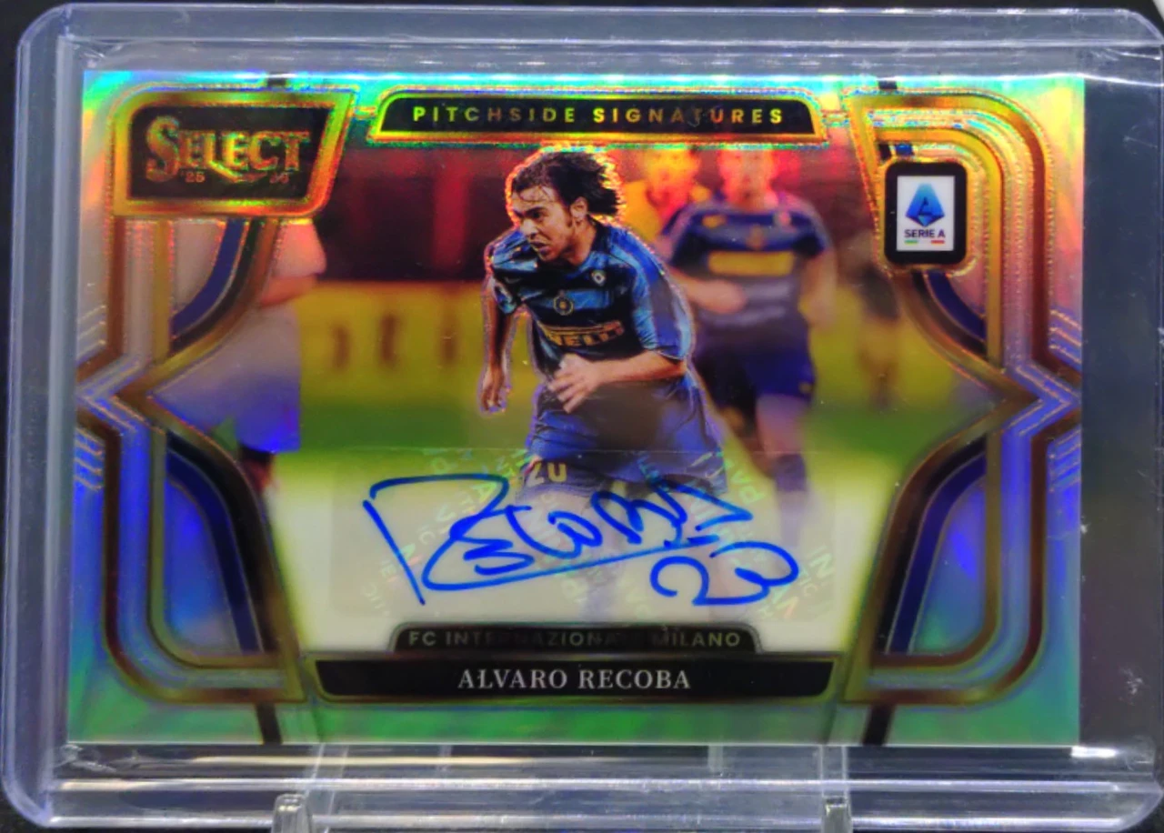 2025-26 Panini Select Pitchside Signatures Alvaro Recoba