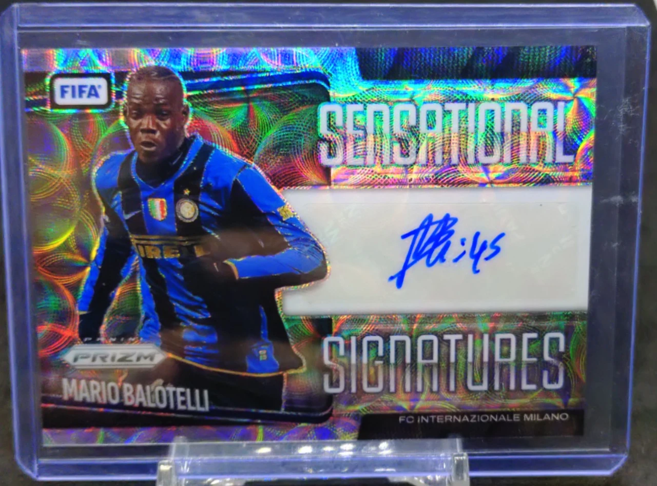 2025-26 Panini Prizm Sensational Signatures Mario Balotelli