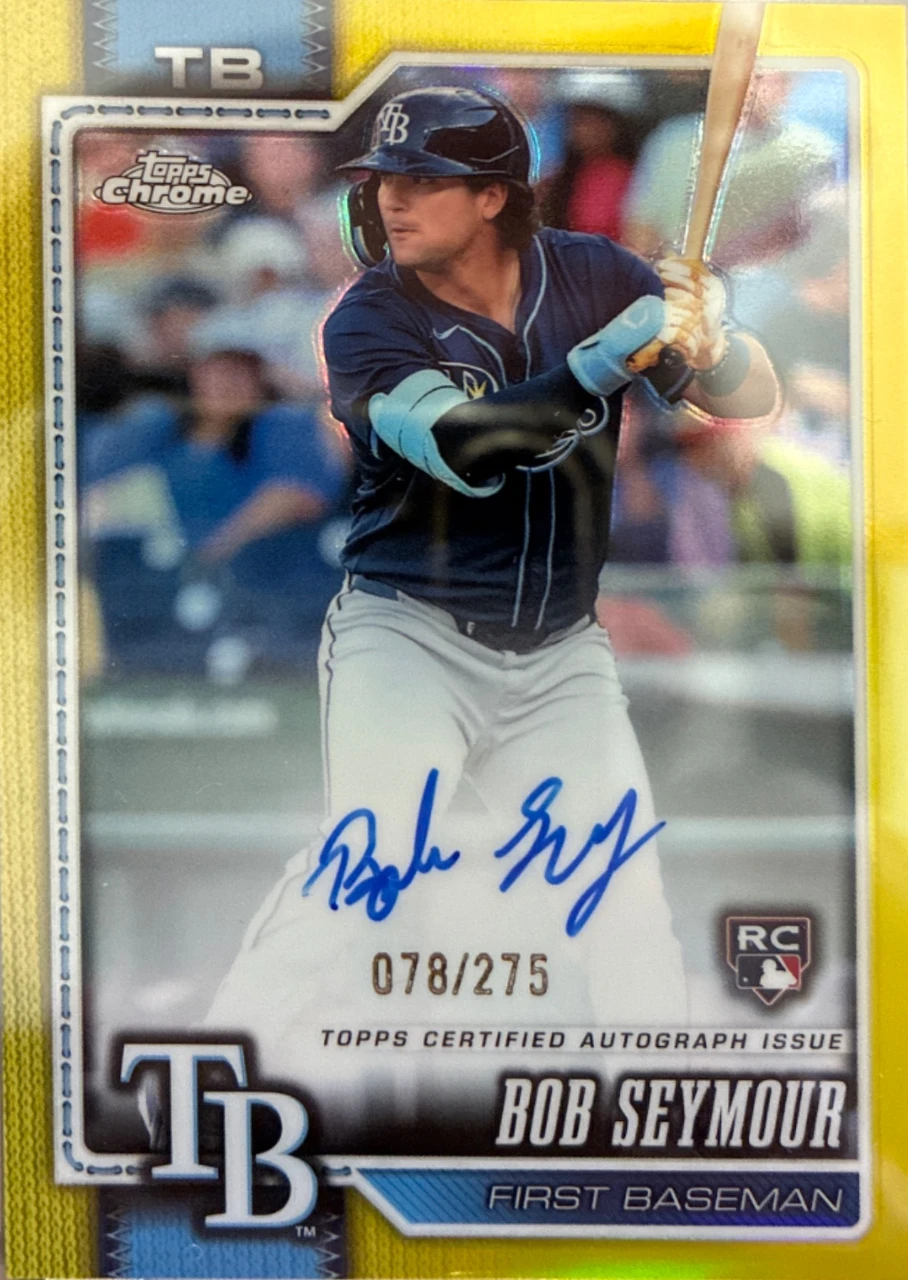 2024 Topps Chrome Bob Seymour Rookie Autograph