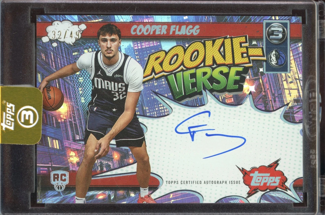 Rookie-Verse Autograph COOPER FLAGG Jersey# !!