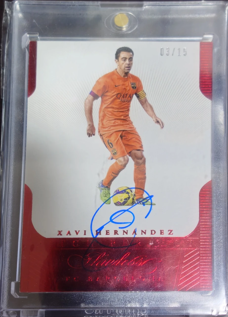 2014 Panini Flawless Xavi Hernandez Autograph