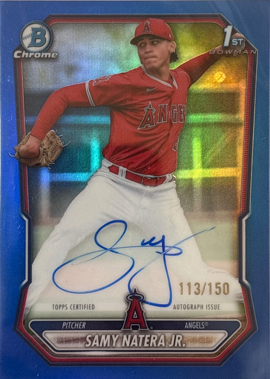 2023 Bowman Chrome Samy Natera Jr. 1st Bowman Autograph