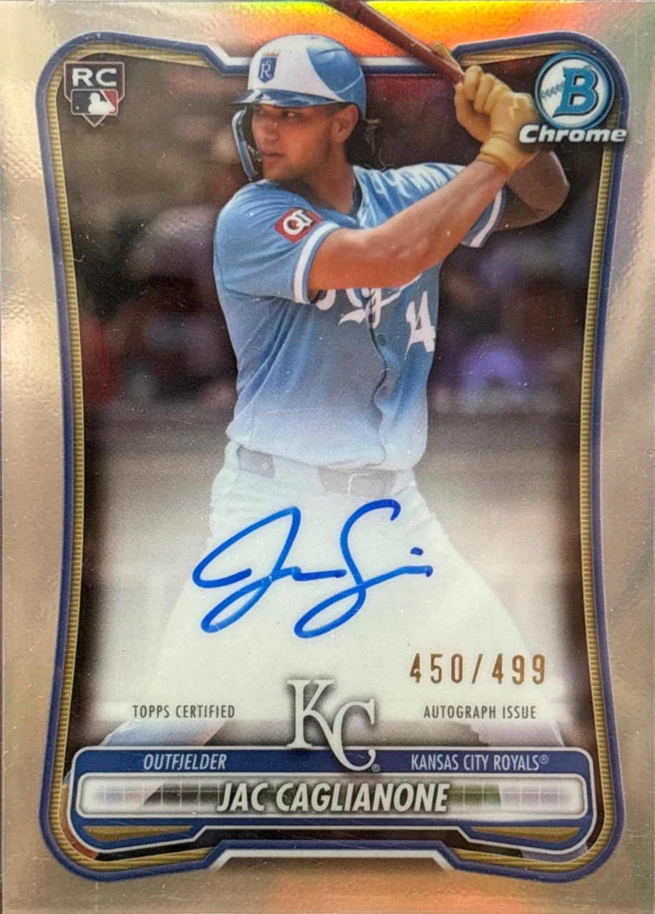 2026 Bowman Chrome Jac Caglianone Rookie Autograph