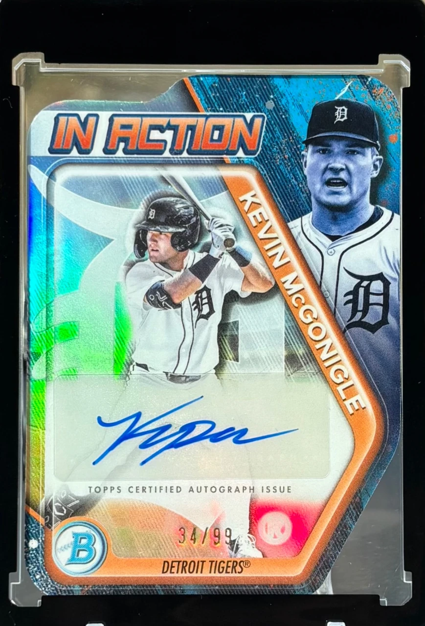2025 Bowman In Action Kevin McGonigle Autograph