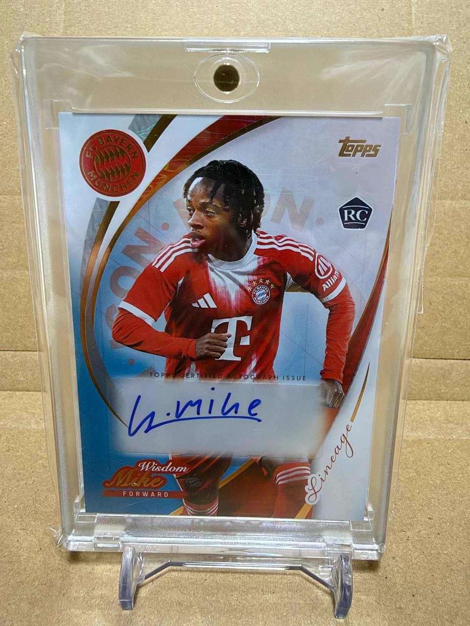 2025-2026 Topps Lineage Wisdom Mike Autograph
