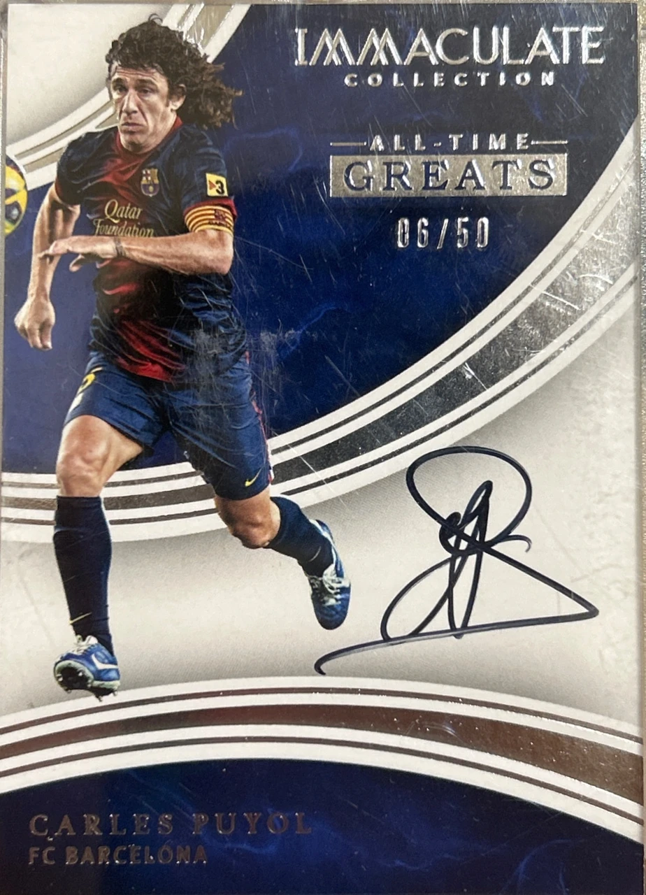 2017 Panini Immaculate Collection All-Time Greats Carles Puyol