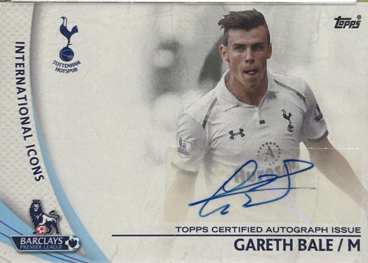 2012 Topps Gareth Bale International Icons Autograph