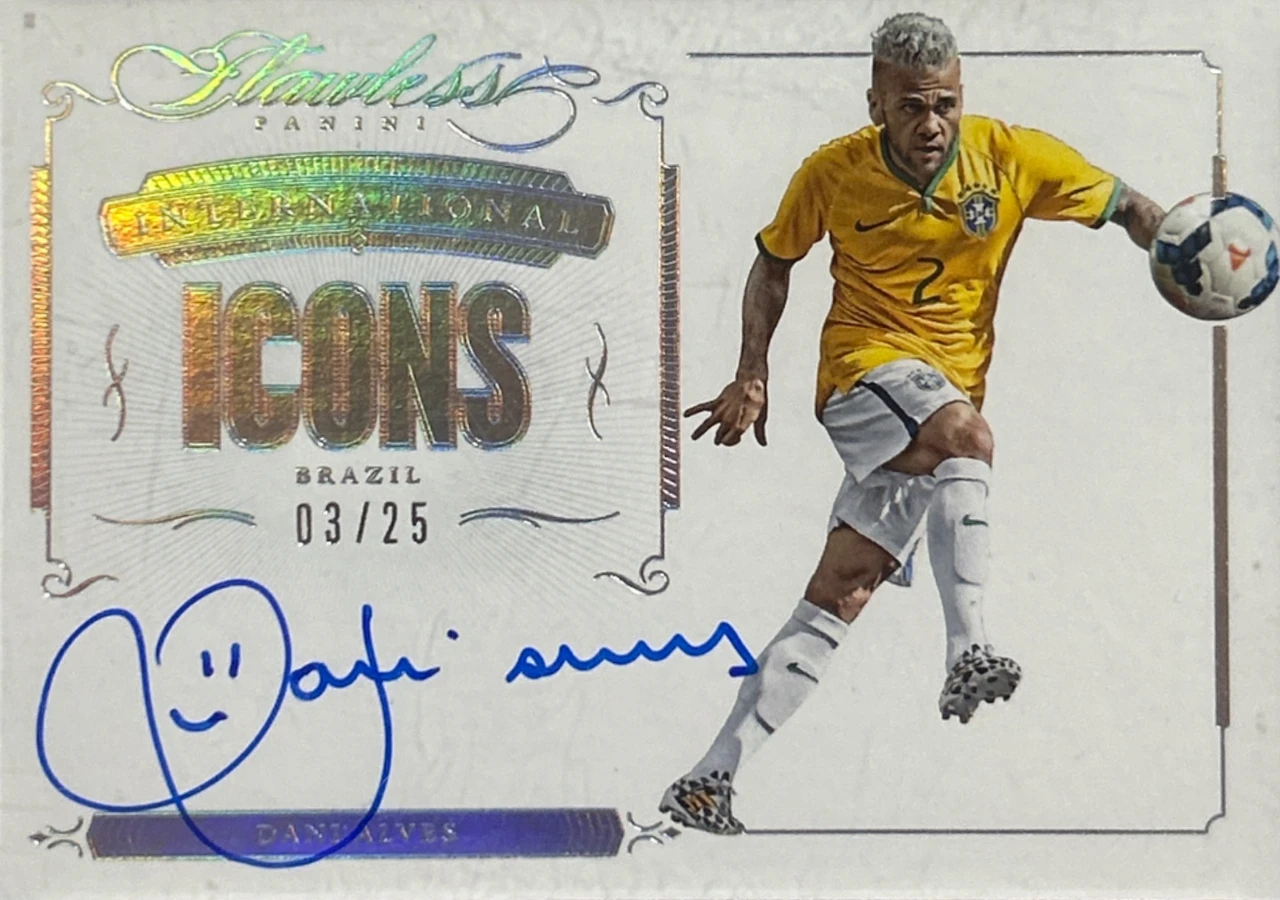 2016 Panini Flawless International Icons Dani Alves