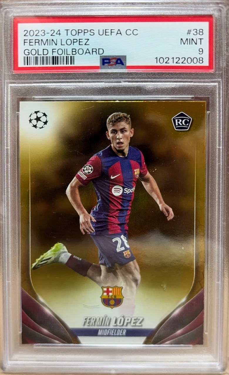 2023-24 Topps flagship ucc Fermin Lopez 1/50 PSA 9